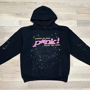 Black Hoodie with Pink Graphic any offers